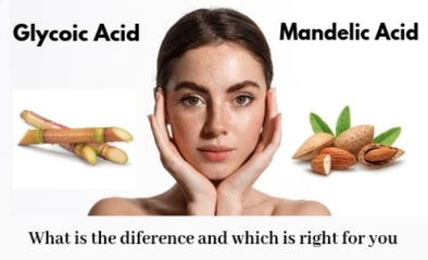 The difference between Glycolic acid and Mandelic acid - Skin Care By Suzie