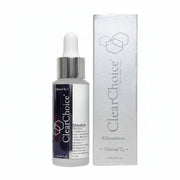ClearChoice Elimaderm skincare serum bottle and packaging on a white background