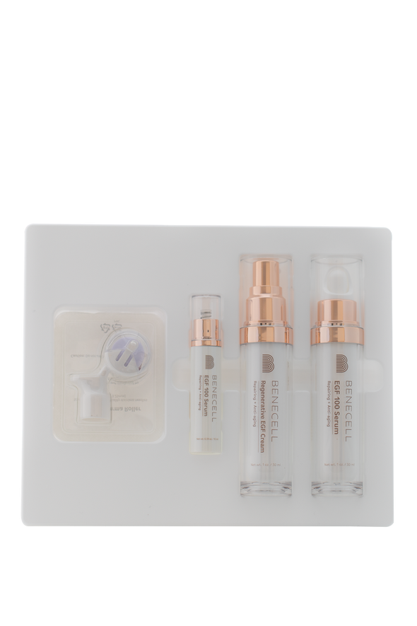BENECELL Professional Microneedling Regeneration Kit with EGF for Anti-Aging Skin Repair