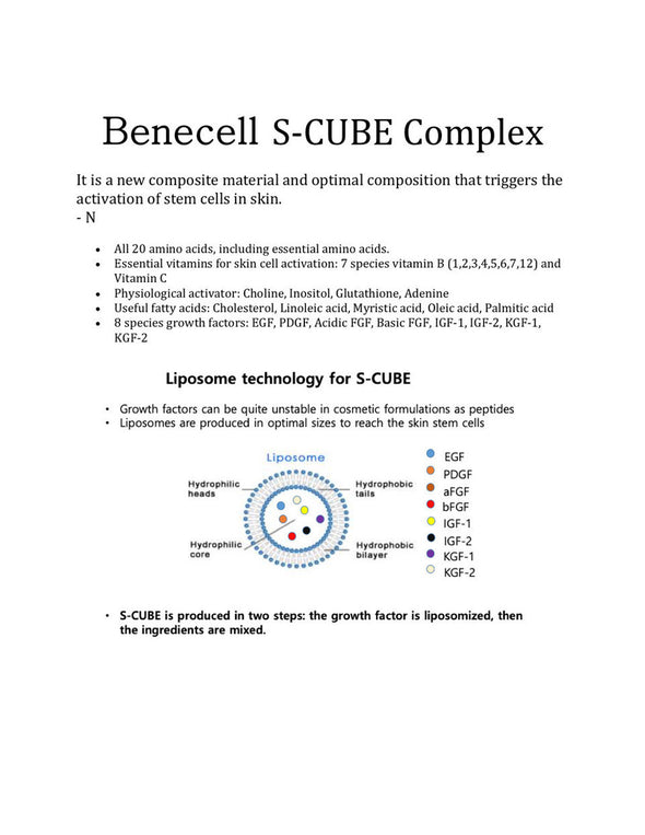 BENECELL EFG 100 Serum: Powerful Anti-Aging, Firming, Radiance-Boosting EGF Skin Repair