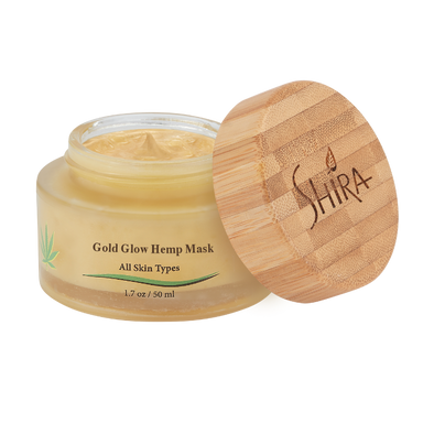 24K Gold Glow Anti-Aging Radiance Face Mask with Hemp