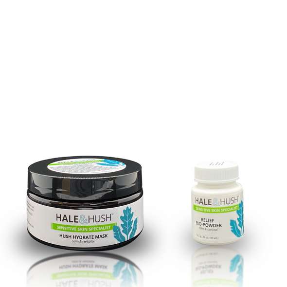 Hale Hush Duo 2 Kit Sensitive Skin Relief Hydrate Mask