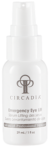Circadia Emergency Eye Lift: Instant Firming & Anti-Aging Eye Serum, 1oz for Crows Feet