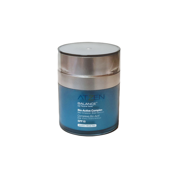 ATZEN BALANCE Bio-Active Complex SPF15 Daily Moisturizer, Anti-Aging Sun Protection