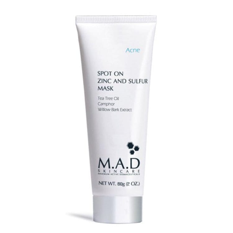 Spot On Zinc and Sulfur Acne Mask 2 oz Tube