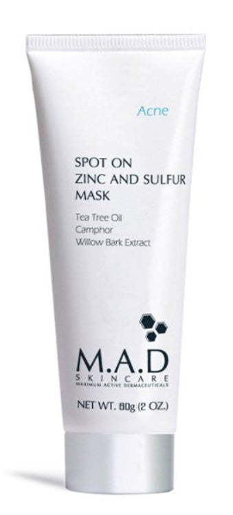 Spot On Zinc and Sulfur Acne Mask 2 oz Tube