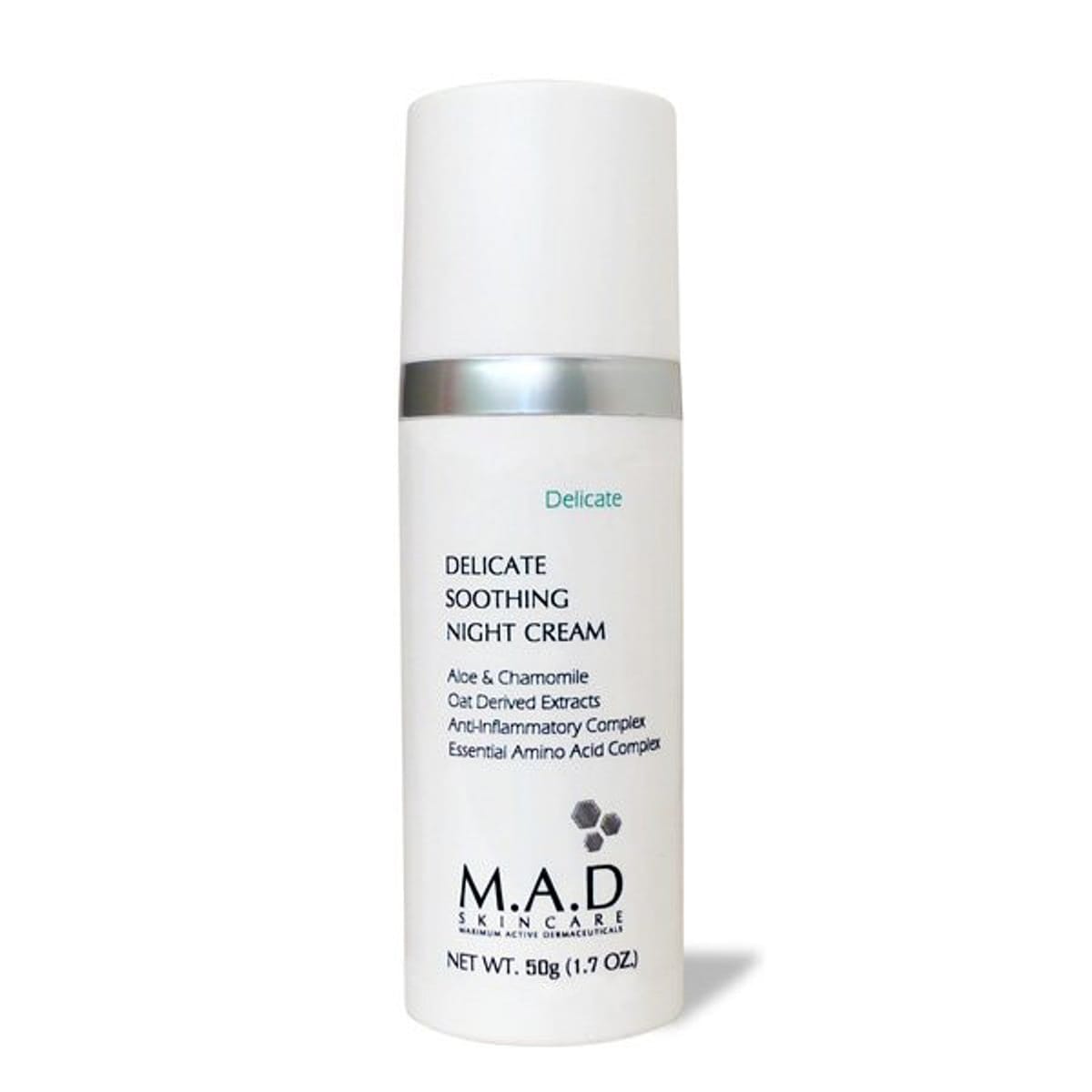 Delicate Soothing Night Cream Paraben-Free for Sensitive Skin Repair