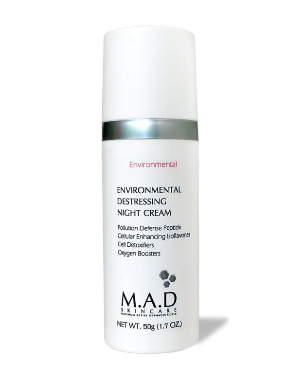 Environmental Destressing Night Cream with Pollution Defense Peptide Oxygeskin