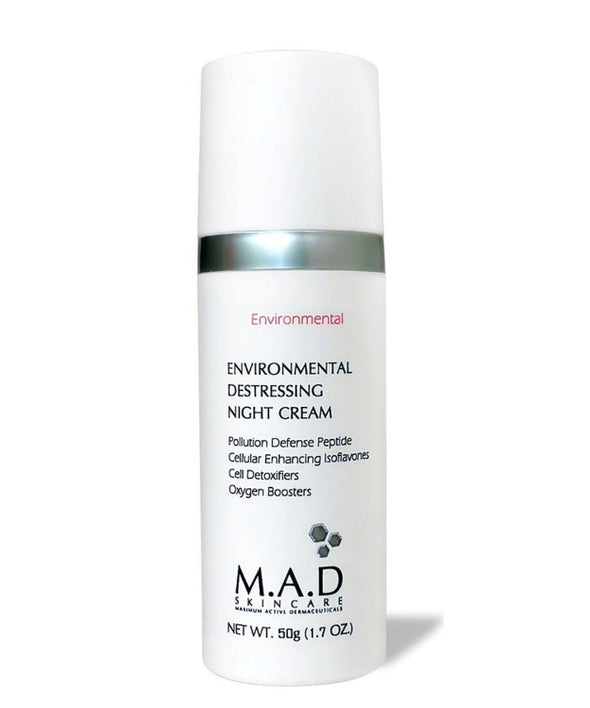 Environmental Destressing Night Cream with Pollution Defense Peptide Oxygeskin