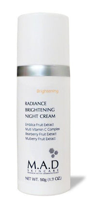Radiance Brightening Night Cream Vitamin C Peptides Anti-Aging