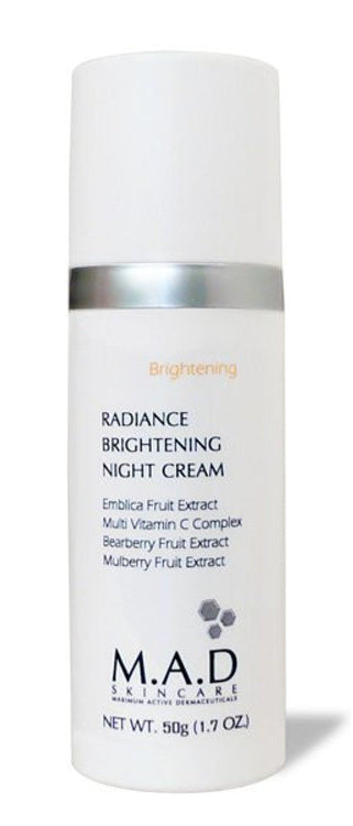 Radiance Brightening Night Cream Vitamin C Peptides Anti-Aging