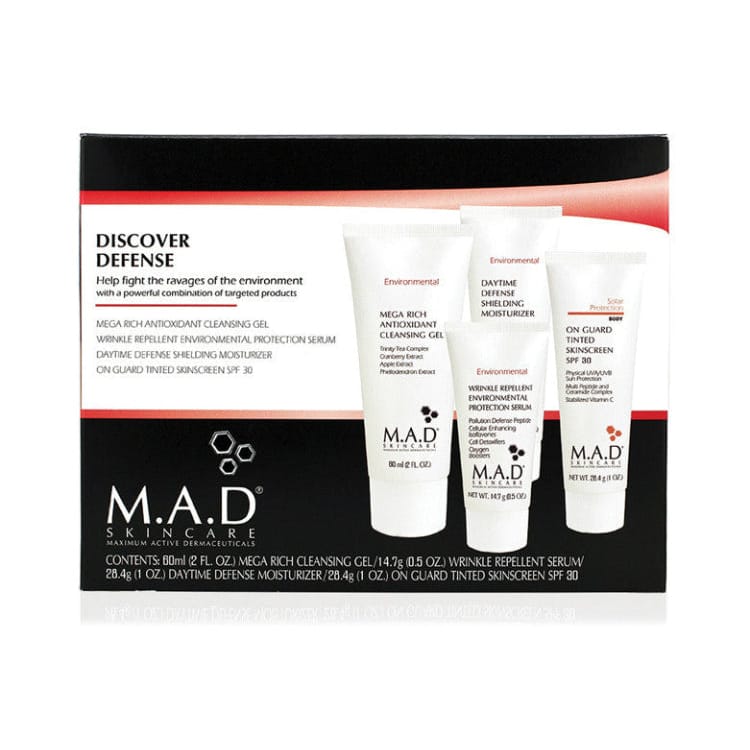 Discover Defense Skincare Kit with SPF 30 Tinted Sunscreen, Anti-Aging