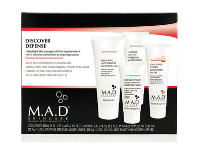 Discover Defense Skincare Kit with SPF 30 Tinted Sunscreen, Anti-Aging