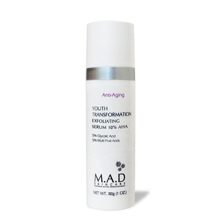Youth Transformation 10% AHA Exfoliating Serum for Sensitive Skin