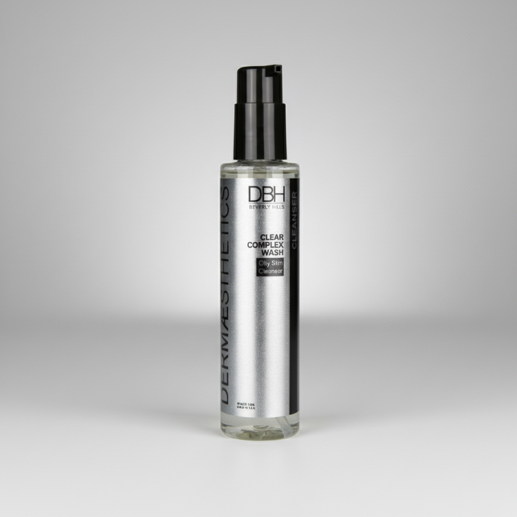 Dermaesthetics Clear Complex Wash Acne-Fighting Niacinamide Gentle Cleanser 6 oz