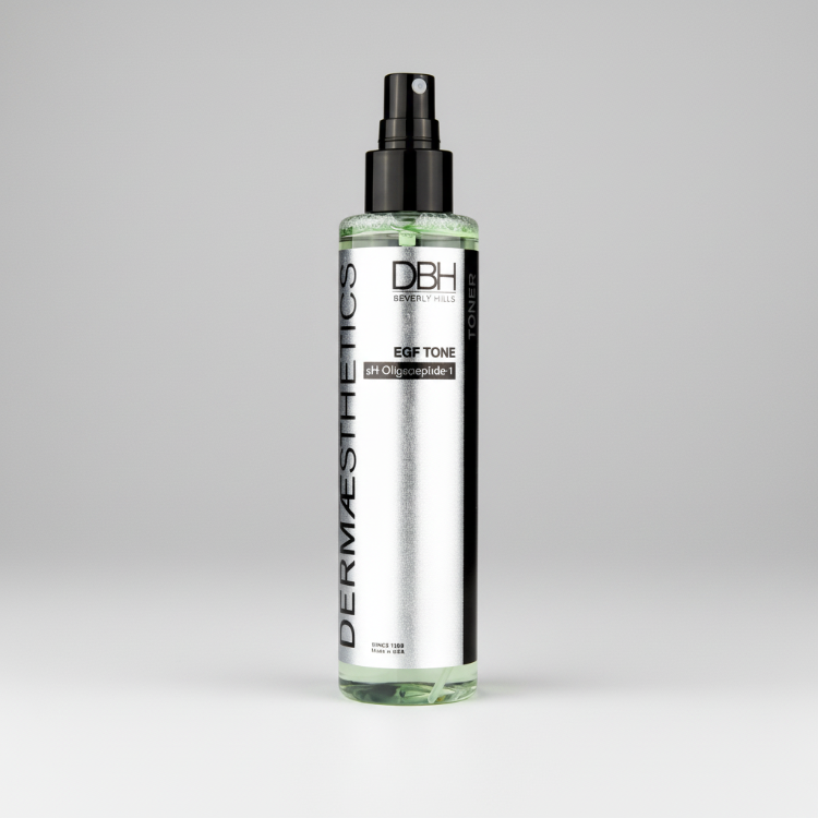 Dermaesthetics EGF Toner Facial Peptide Mist 6 oz Skin Renewal