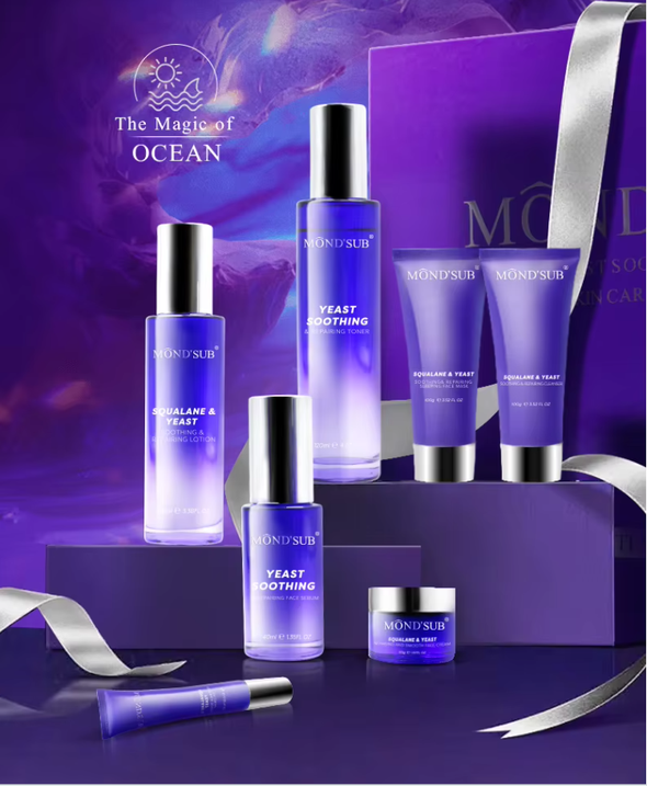 MOND'SUB Squalane & Yeast Soothing & Repairing Skin Care Set