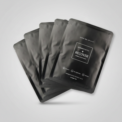 Dermaesthetics Herbal Glow Recovery Collagen Sheet Mask Set 5-Pack