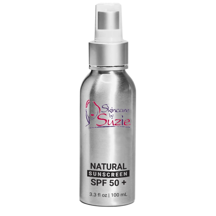 Natural SPF 50 Spray Sunscreen For All Skin Types Hydrating Formula With Titanium Dioxide 4oz 💗💗