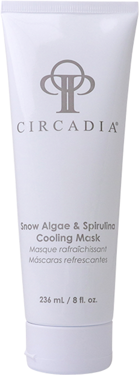 Circadia Snow Algae Spirulina Cooling Gel Mask: Professional Soothing Hydrating Skincare Treatment