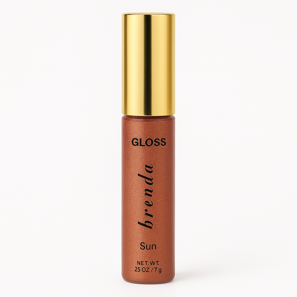 Brenda Christian Luxurious Hydrating Lip Gloss with Anti-Aging Vitamins & Soothing Botanicals