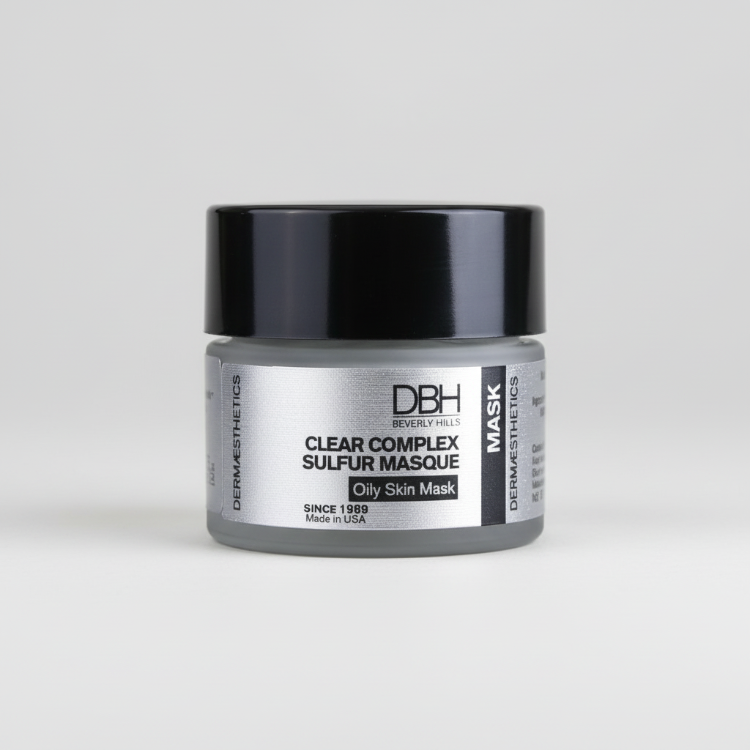 Dermaesthetics Clear Complex Sulfur Masque 1 oz Acne Treatment Mask