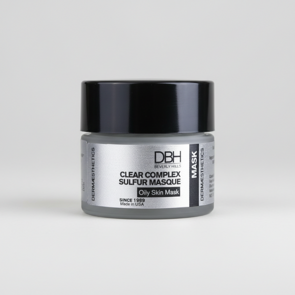 Dermaesthetics Clear Complex Sulfur Masque 1 oz Acne Treatment Mask
