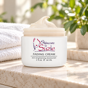 Fading Cream by Skin Care By Suzie on a sunlit spa vanity