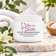 Glycolic Exfoliating Masque in a spa setting