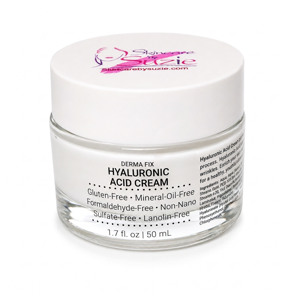 Derma Fix Hyaluronic Acid Cream by Skin Care By Suzie, 50 ml jar
