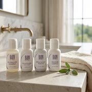 BiON Dry and Sensitive Skin Acne Kit on a sunlit bathroom counter