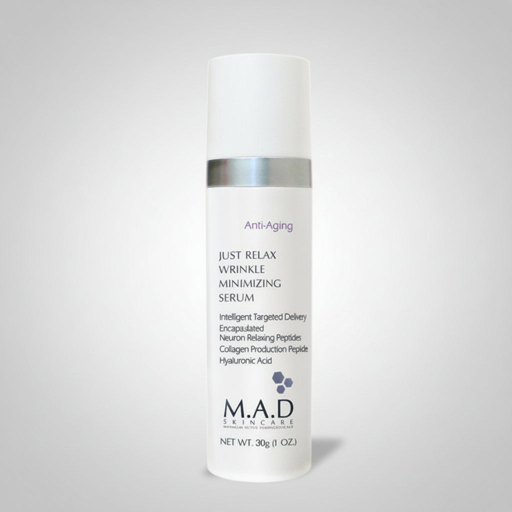 Just Relax Wrinkle Minimizing Serum by M.A.D Skincare Peptide Smoothing