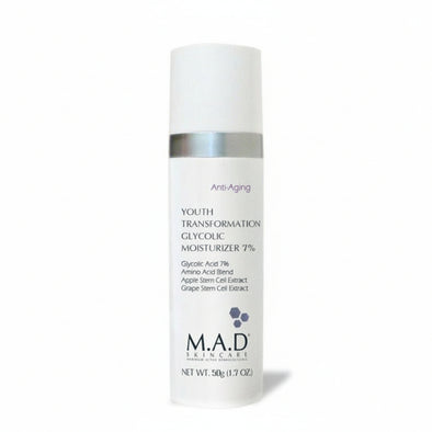 Youth Transformation Glycolic Moisturizer 7% Resurfacing Hydrating Cream by M·A·D