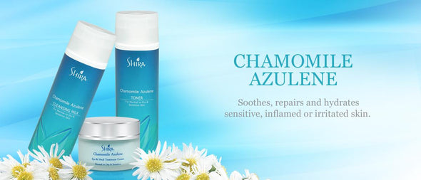 Shira Chamomile Azulene Eye and Neck Treatment Cream Soothing Repair