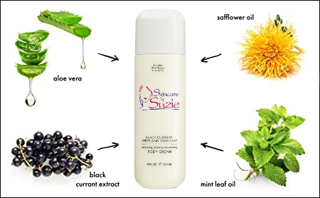 Black Currant Berry and Mint Leaf Body Cream (6242237874343)
