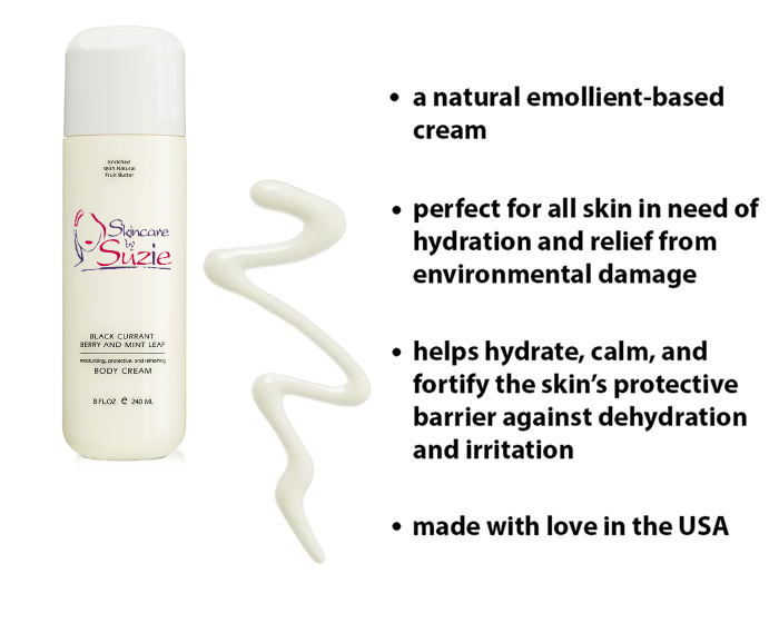 Black Currant Berry and Mint Leaf Body Cream (6242237874343)