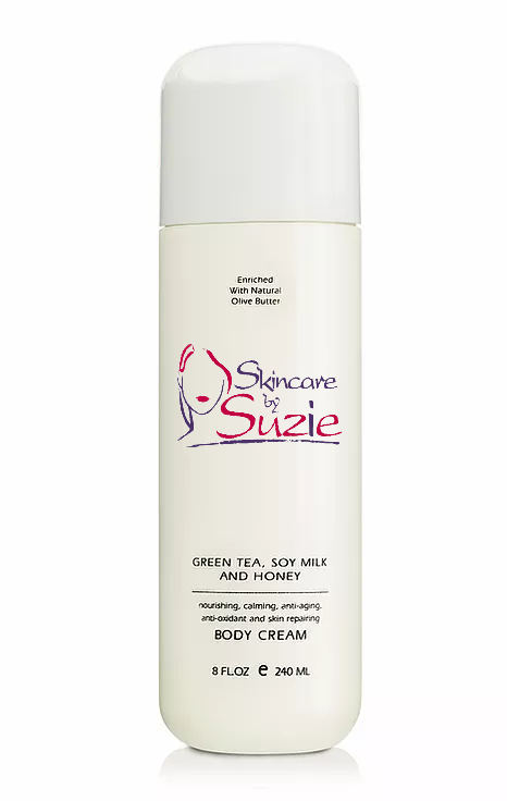 Green Tea, Soy Milk, and Honey Body Cream (6242264088743)