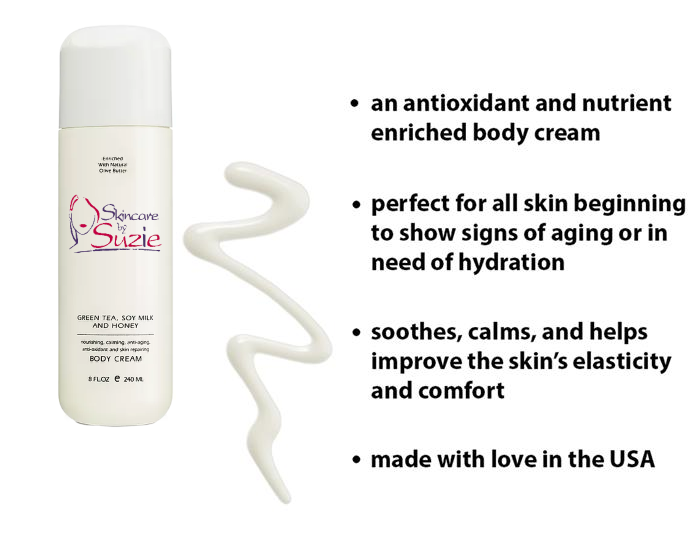 Green Tea, Soy Milk, and Honey Body Cream (6242264088743)