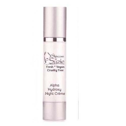 Vegan Alpha Hydroxy Night Crème - Cleanser -Skin Care By Suzie, free shipping & rewards (1436165537864)