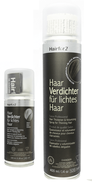 Hairfor2 Hair Loss Thickening Fiber Spray 3oz & 14oz (4029154852936)